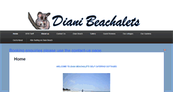 Desktop Screenshot of dianibeachalets.com